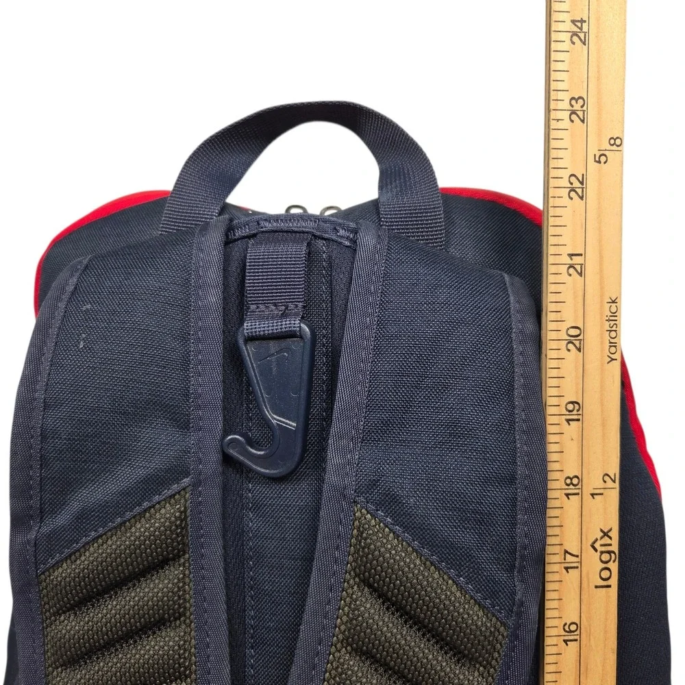 Nike Elite Basketball Backpack Unisex Large Navy Blue Red Hoops Sport Bag